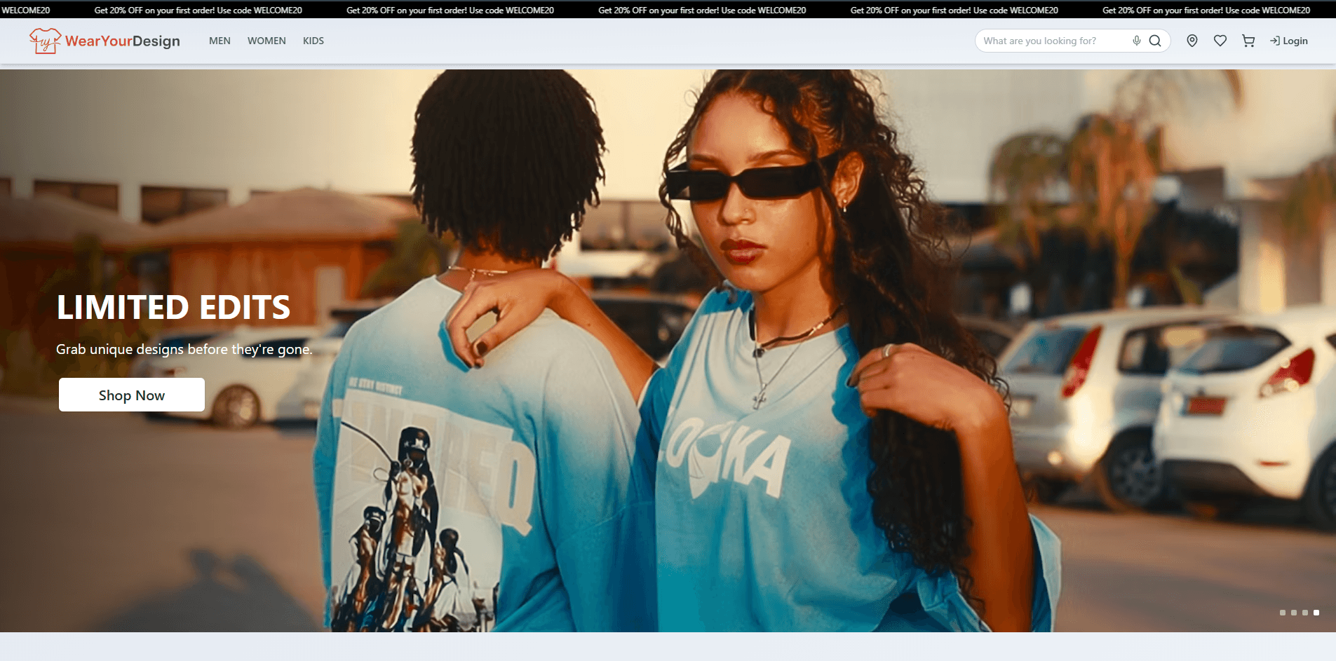 WearYourDesign - Custom T-Shirt E-commerce